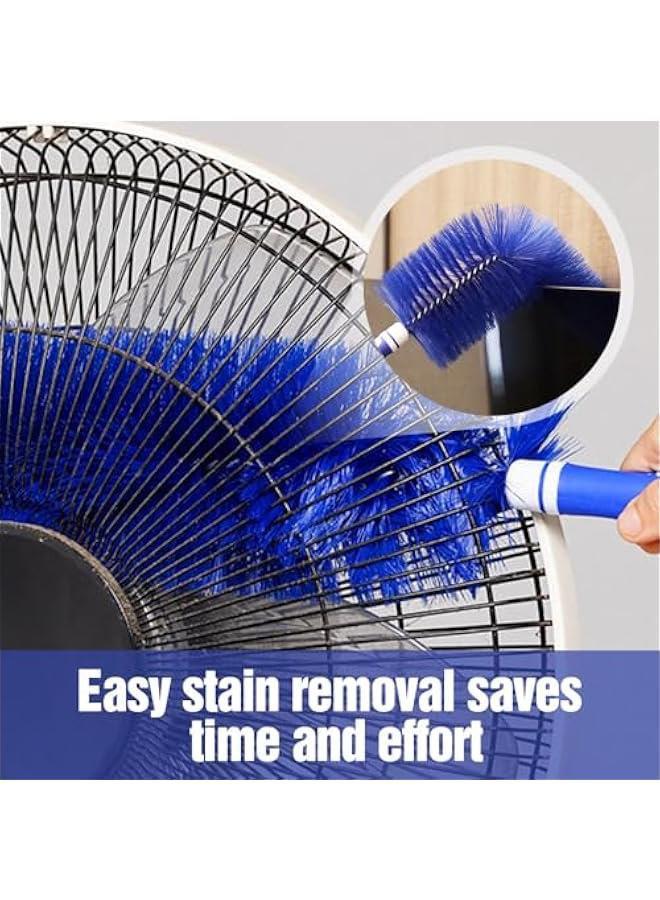 إسكدنيا Flexible Fan Dusting Brush,Non-Disassembly Cleaning Microfiber Dust Collector,Upgrade Fan Cleaning Brush,Bendable Dusting Brush for Electric Fan, Multifunctional Cleaning Brushes (Black, Small) - Image 5