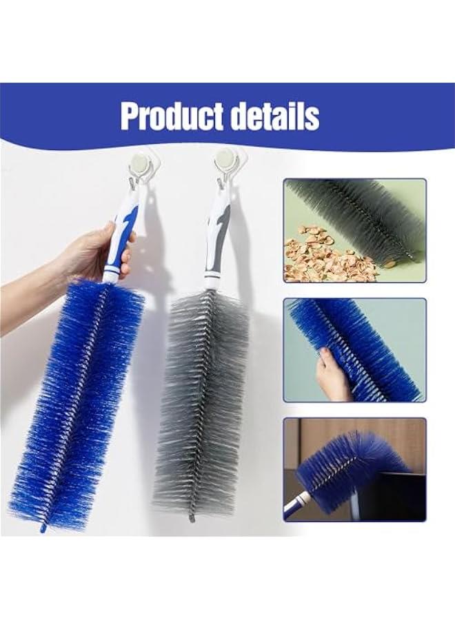 إسكدنيا Flexible Fan Dusting Brush,Non-Disassembly Cleaning Microfiber Dust Collector,Upgrade Fan Cleaning Brush,Bendable Dusting Brush for Electric Fan, Multifunctional Cleaning Brushes (Black, Small) - Image 3