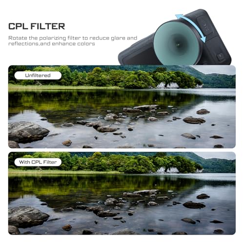 Freewell CPL Filter for Osmo Action 5 ProAction 4Action 3Xtra Edge Pro Reduce Reflections and Enhance Colors - Image 3