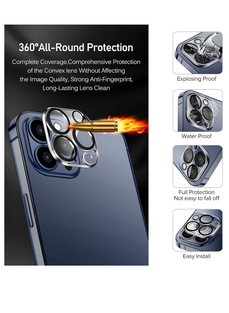 Raxoom 6-in-1 Magnetic for iPhone 15 Pro Max Case and screen protector,[Compatible with Magsafe] [ 2Pcs Screen Protectors + 2Pcs Camera Lens Protectors] Slim Thin Shockproof Phone Case for 15 Pro Max - Image 5