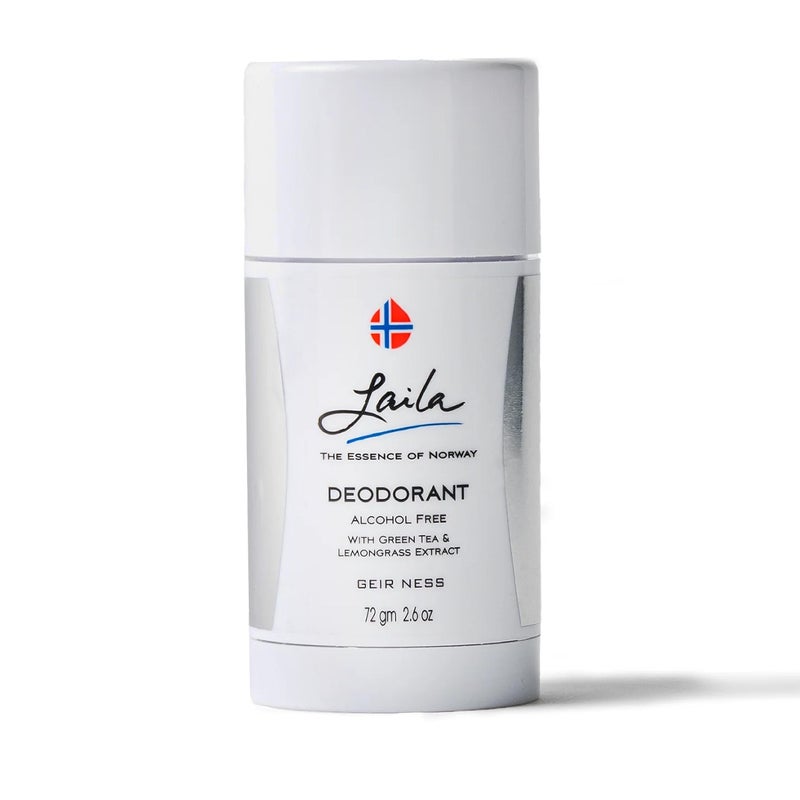 Geir Ness Laila Deodorant  With Green Tea And Lemongrass Extracts  Alcohol And Aluminum Free for Sensitive Skin  Long Lasting Fresh and Clean Scent