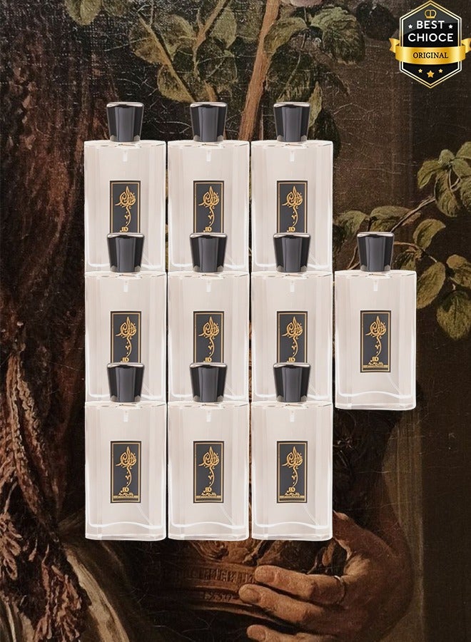 Banafa 10 Pieces Al Khalid Perfume 100ml EDP - Image 1