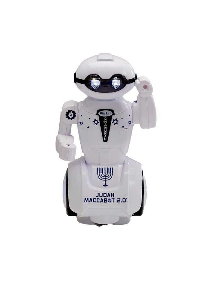 رايت لايت روبوت Maccabot 2.0 Chanukah - هدية رائعة لعيد الحانوكا للأطفال! - لعبة روبوت الحانوكا تعزف 3 أغاني لعيد الحانوكا - Image 2