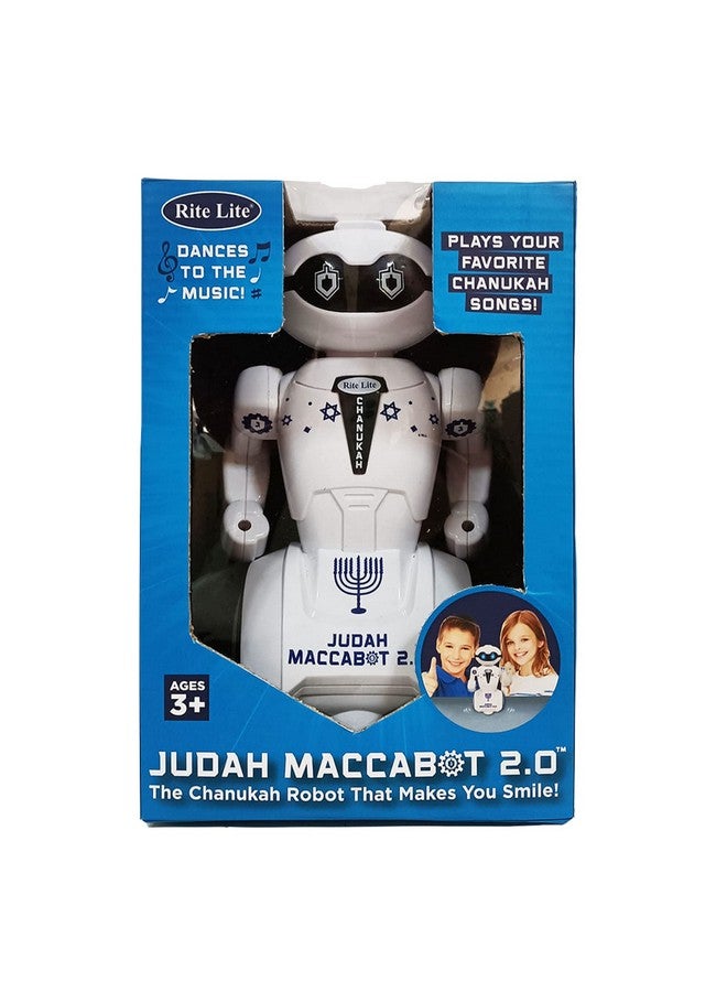 رايت لايت روبوت Maccabot 2.0 Chanukah - هدية رائعة لعيد الحانوكا للأطفال! - لعبة روبوت الحانوكا تعزف 3 أغاني لعيد الحانوكا - Image 4