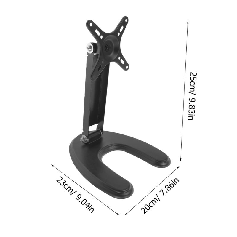 Metal TV Stand Bracket Ergonomic Support Rack for LCD TVs Easy Installation Stable Safe for Living Room Bedroom Office - Image 3