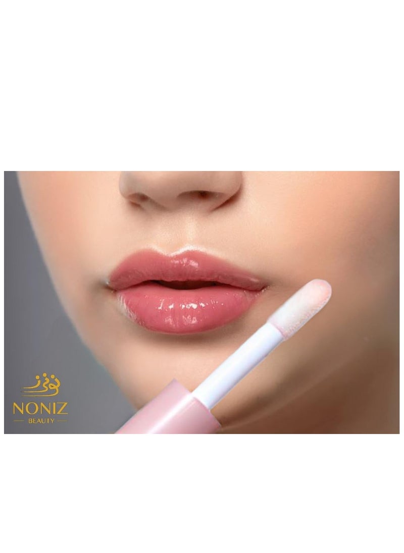 NONIZ BEAUTY Lifter Gloss - Non-Sticky Lip Plumper Long Lasting Nourishing - Lip Plumping and Hydrating Lip Gloss With Hyaluronic Acid - 5.0ml Pink  - Image 5