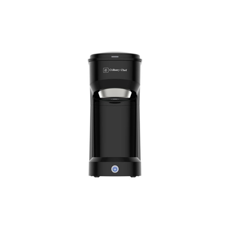 CULINARY CHEF CULINARY CHEF Retro Single Serve Maker Brewer for Ground Coffee 300 milliliters BLACK