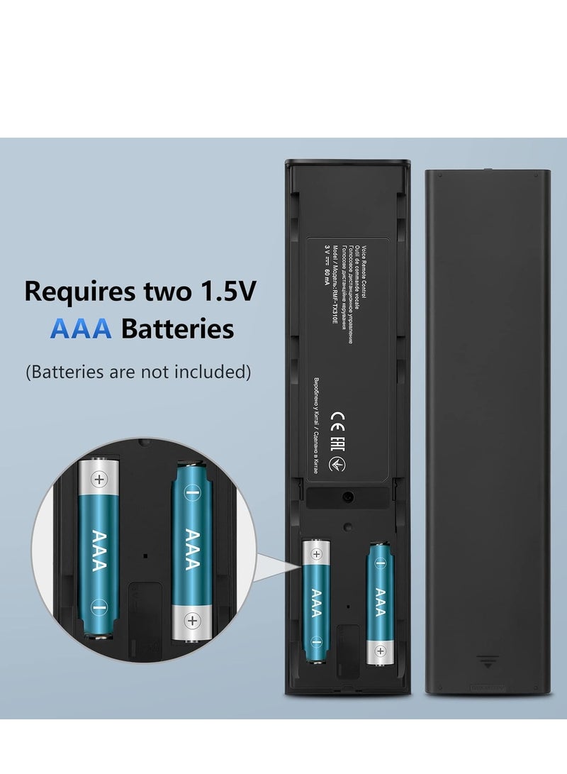 JAJEEK Voice Replacement Remote Control for Smart TVs | Compatible with All XR Full Array LED 4K Ultra HD Smart TV Models | Universal Remote with Built-in Voice Function | No Setup Required | Fast Response | Long-Range Signal | Sleek Ergonomic Design - Image 5