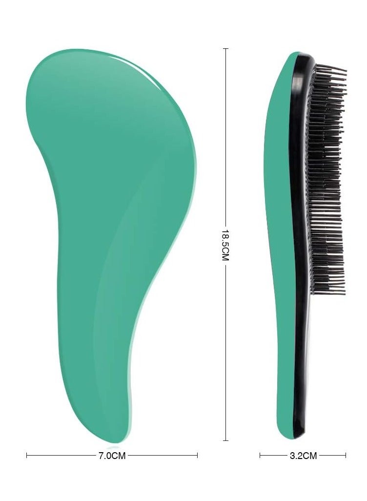 Generic 2pcs Portable Hair Brush, Multicolor Detangling Hair Brush, Anti-Static Sliding Comb for Detangling Knots, Massage Brush for Women Men Adults Kids for Long Curly Thick Dry Wet Hair - Image 3
