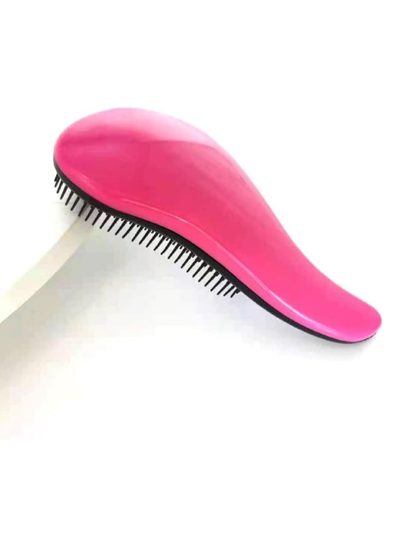 Generic 2pcs Portable Hair Brush, Multicolor Detangling Hair Brush, Anti-Static Sliding Comb for Detangling Knots, Massage Brush for Women Men Adults Kids for Long Curly Thick Dry Wet Hair - Image 5