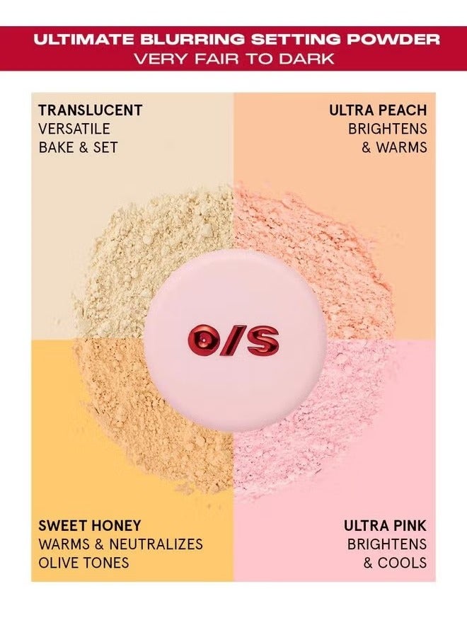 One size One Size Ultimate Blurring Setting Powder Full Size - Ultra Pink - for Fair to Medium Skin Tones - Image 2