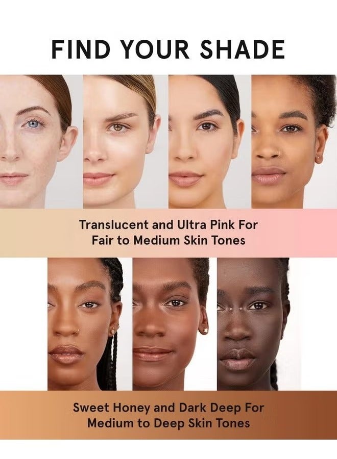 One size One Size Ultimate Blurring Setting Powder Full Size - Ultra Pink - for Fair to Medium Skin Tones - Image 3