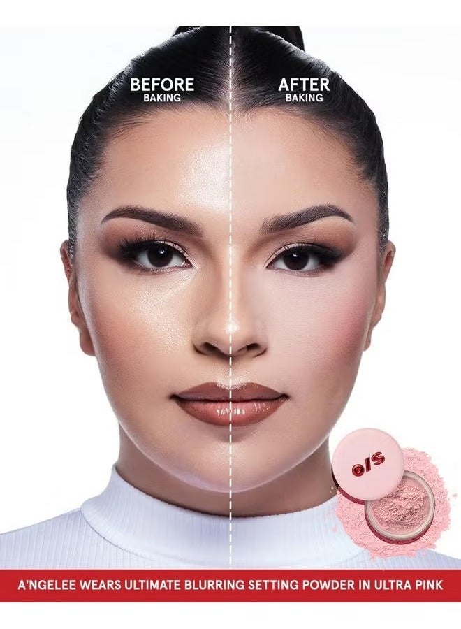 One size One Size Ultimate Blurring Setting Powder Full Size - Ultra Pink - for Fair to Medium Skin Tones - Image 4