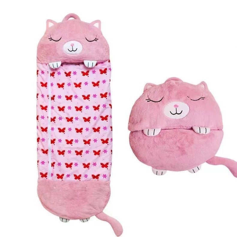 Cartoon Unicorn Pajamas Children'S Sleeping Bag Plush Pet Pillow Afternoon Sleeping Blanket Kick-Proof Quilt - Image 4