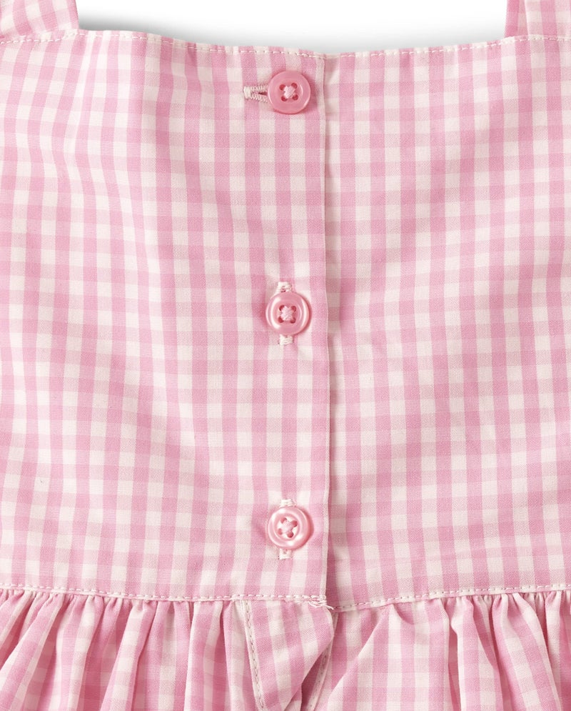 Gymboree,Girls,and Toddler Embroidered Sleeveless Dress,3,Pink Bunnies - Image 4