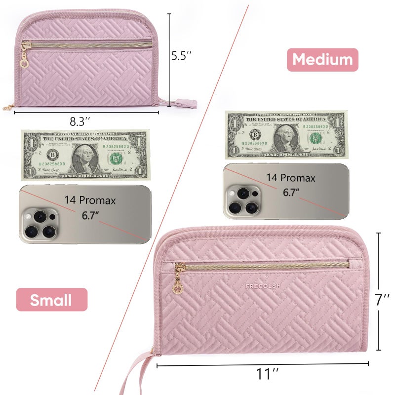 FRECOLSH Receipt Organizer with 12 Pockets 10x6 Receipt Holder Organizer - Small Accordion File Organizers - Cash Organizers for Travel, Business, Gift - Image 3