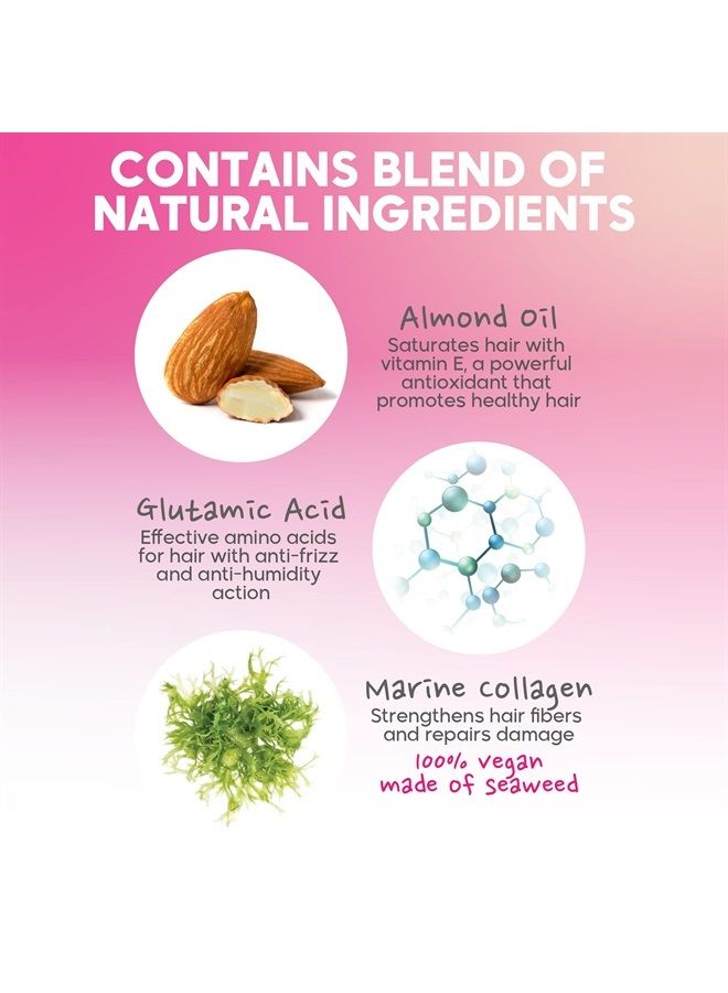 Nutree Professional BRAZILIAN BONDOX HAIR TREATMENT 8.8 oz Hair Mask for All Hair Types | Formaldehyde-Free Cruelty-Free | Results for up to 1-3 months | Marine Collagen & Almond Oil Hair Repair Moisturizer Thermal Mask - Image 4