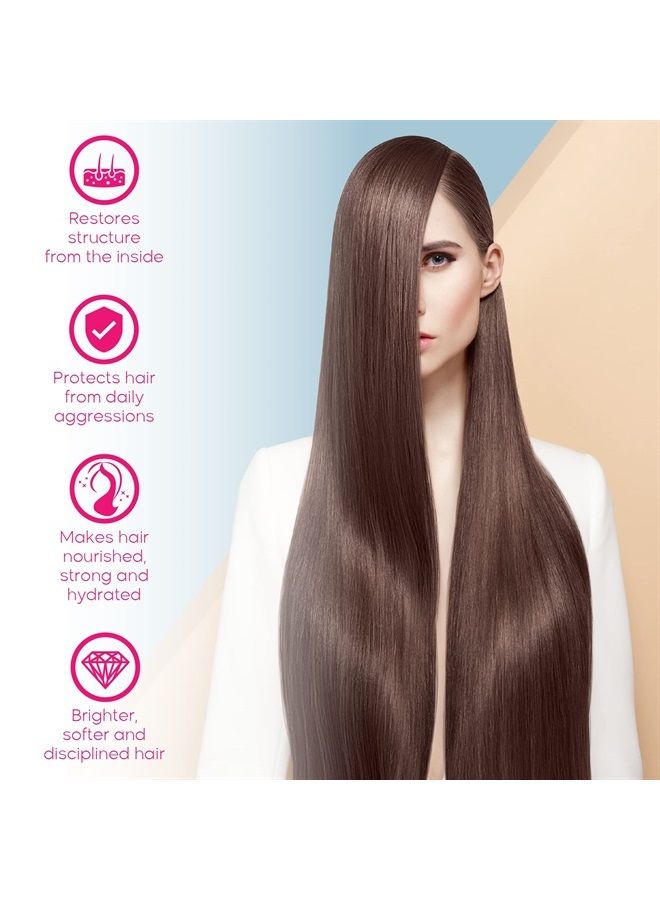 Nutree Professional BRAZILIAN BONDOX HAIR TREATMENT 8.8 oz Hair Mask for All Hair Types | Formaldehyde-Free Cruelty-Free | Results for up to 1-3 months | Marine Collagen & Almond Oil Hair Repair Moisturizer Thermal Mask - Image 2