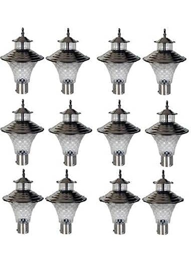 Vansh Traders Vansh Traders Outdoor Gate Light Pack Of 12 Glass  - Image 1