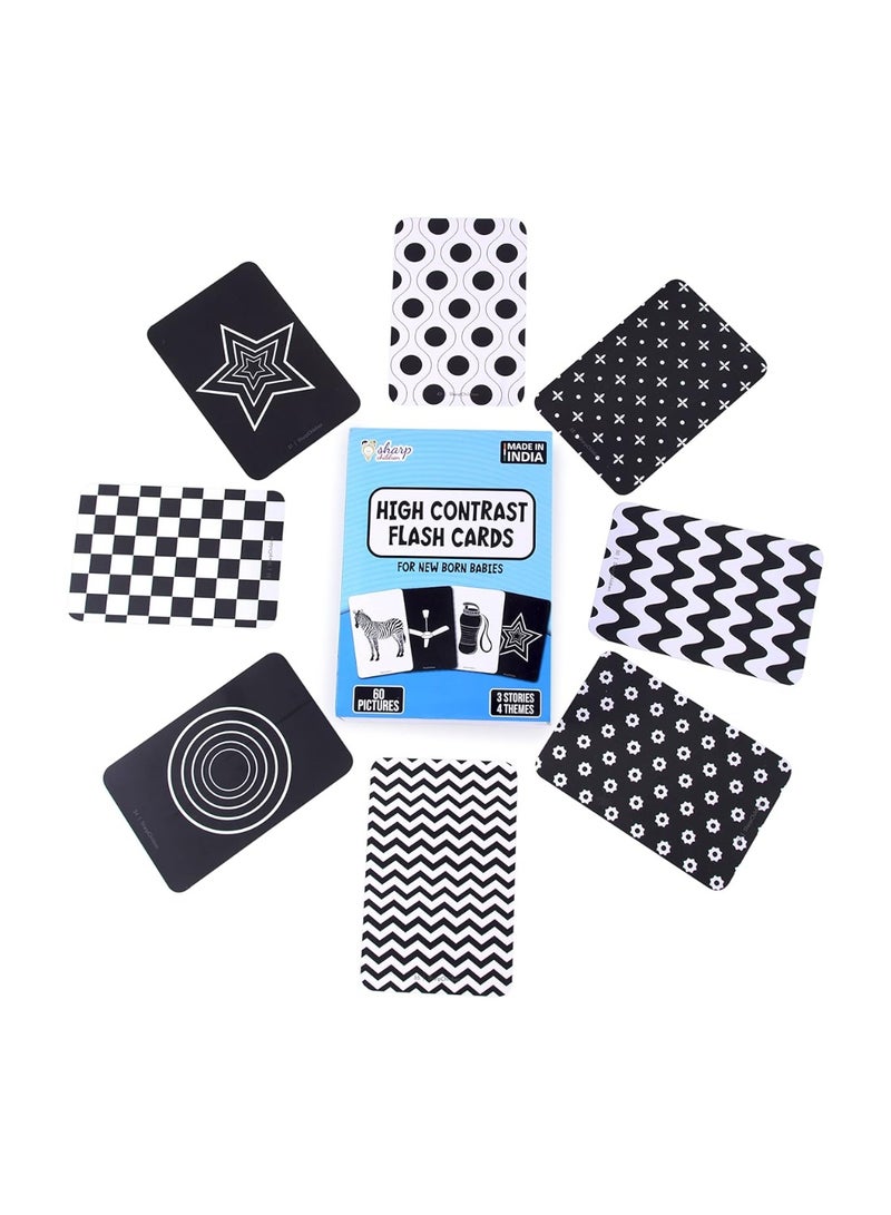 Sharp Children Black & White Cards for Newborns - High Contrast Flash Cards for Babies 0-12 Months - Image 4