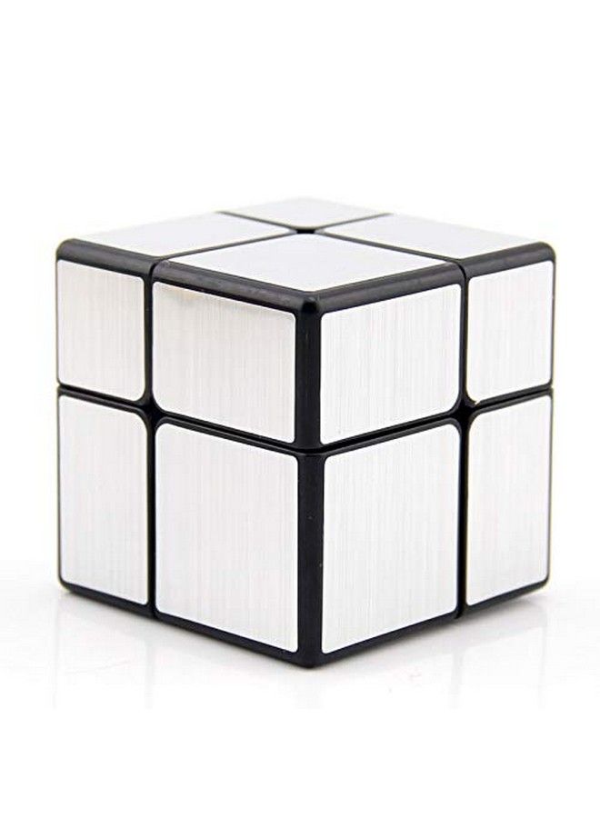 CuberSpeed 2X2 Mirror Black Body With Silver Magic Cube Mirror Silver Blocks 2X2X2 Speed Cube - Image 3