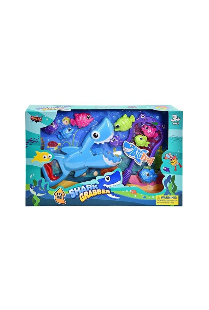 PLAYGO Shark Grabber Baby Bath Toys Floating Ocean-Themed Squeeze Toys for Toddlers