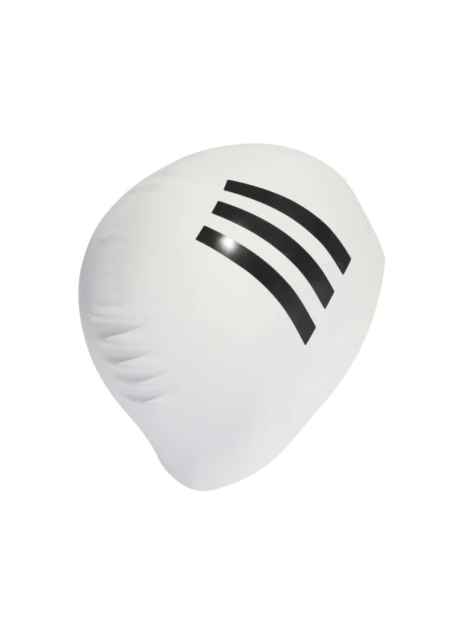 اديداس adidas adults 3-stripes unisex swimming cap