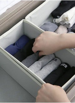 Generic Drawer Storage Organizer for clothes 6 Pieces Drawer Organizer Tray Dividers Using For Socks Underwear Accessories Pajamas  Baby Cloths  - Image 5
