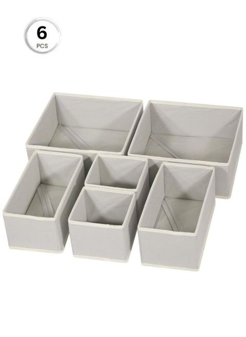 Drawer Storage Organizer for clothes 6 Pieces Drawer Organizer Tray Dividers Using For Socks Underwear Accessories Pajamas  Baby Cloths