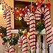 Deermon 12 Pack Large Red Christmas Candy Cane Foil Party Decor Balloons Xmas Santa Canes Walking Stick Candy Balloon For Birthday Xmas Wedding New Year Carnival Festival Holiday Party Decorations - Image 4