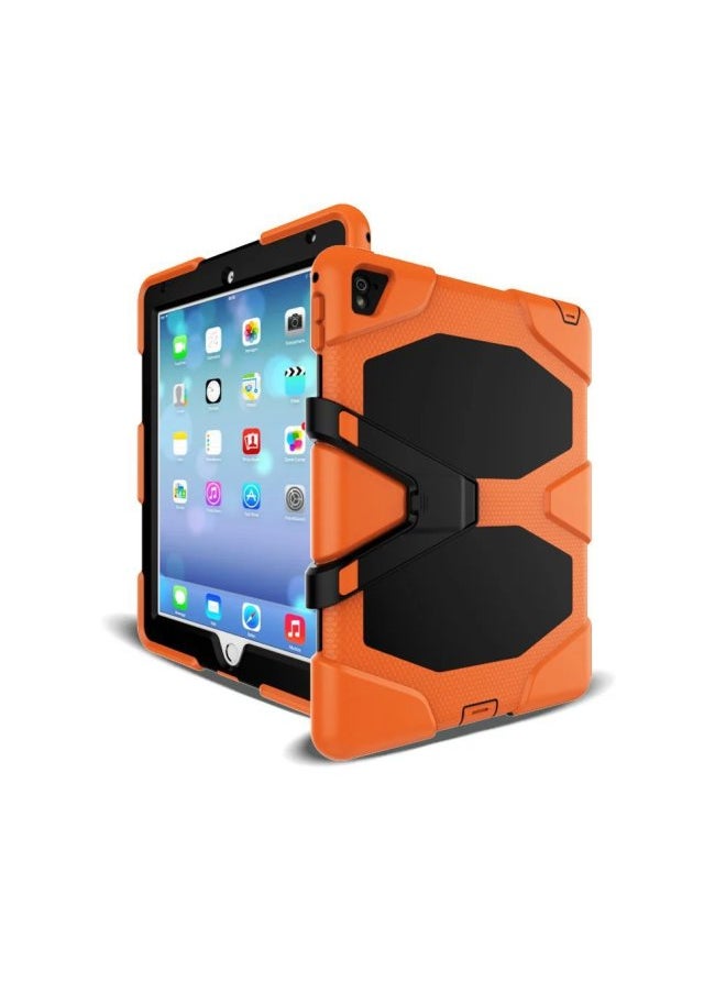 Generic Applicable To IPadPRO11 Griffin Survivors 10.2 Three-proof Protective Case T500 Silicone Air4/3 Drop-resistant Case-Color:Orange-Applicable Model:T510/515(10.1-inch)  - Image 1