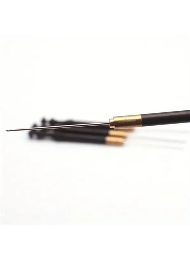 Wooden Handle Single Eye Beading Hook 1 0mm Embroidery Crochet Needle - Image 1