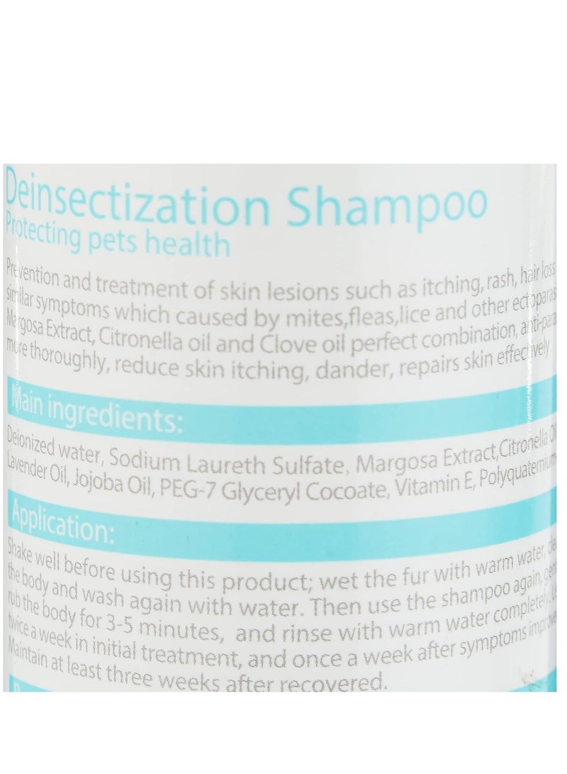 Bioline شامبو بيولين لمكافحة البراغيث والقراد – 200 مل للعناية بإزالة الحشرات للحيوانات الأليفة - Image 3