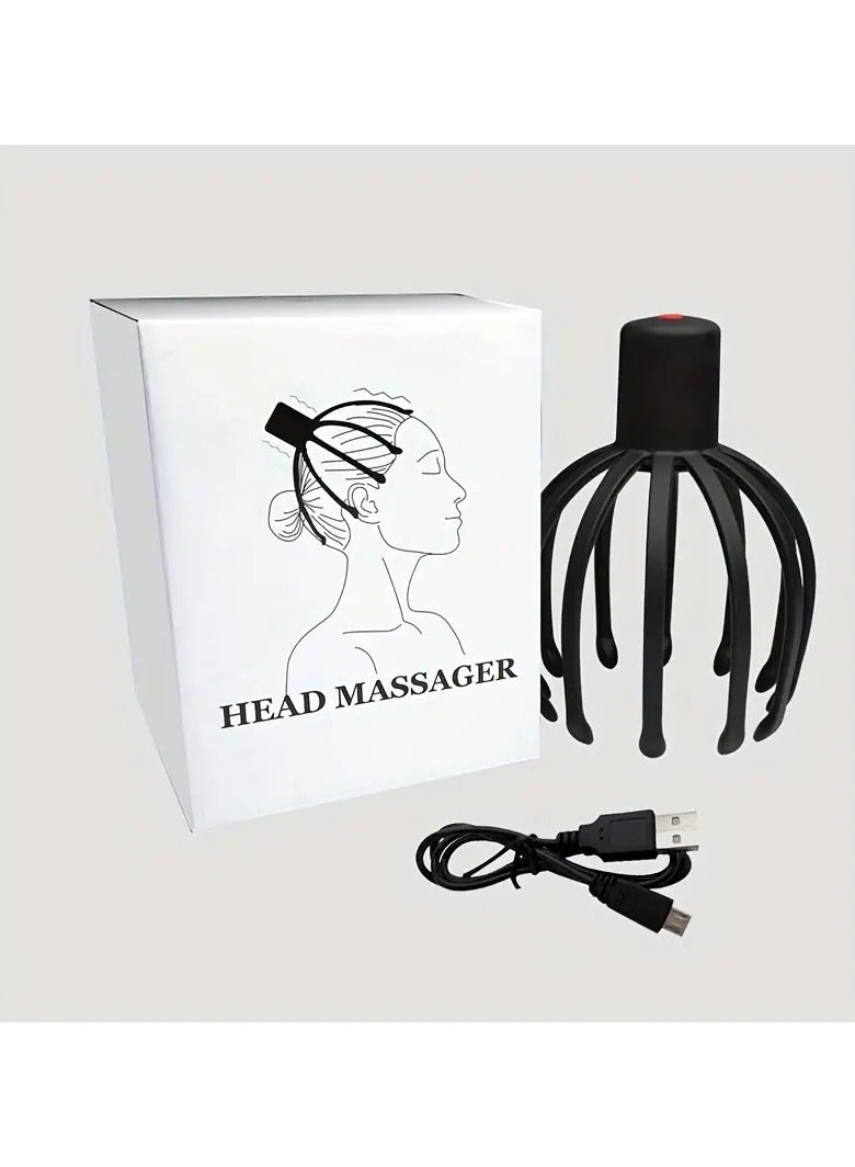 جهاز تدليك الرأس الكهربائي المحمول اللاسلكي يعمل بالبطارية - Image 4