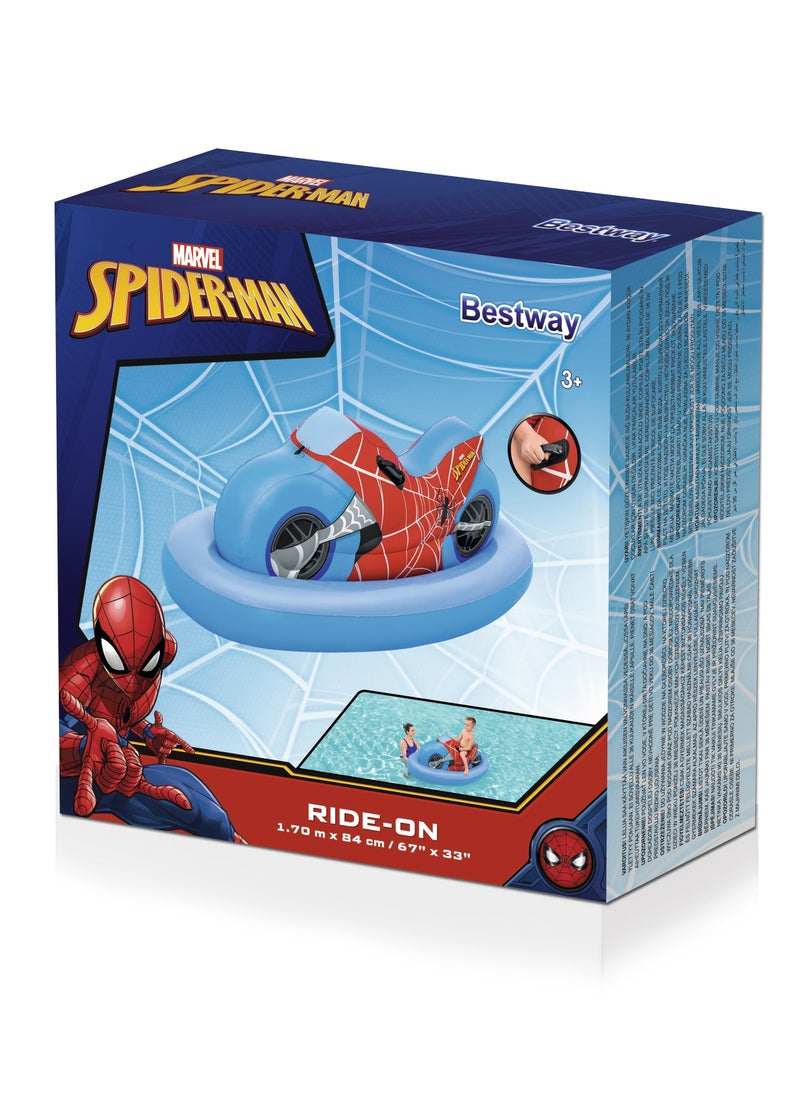 Bestway Bestway Rider Spiderman Ride-on 170x84cm | Inflatable Ride-on | Pool Float | Summer Water Toy | Pool & Beach Toy  - Image 2