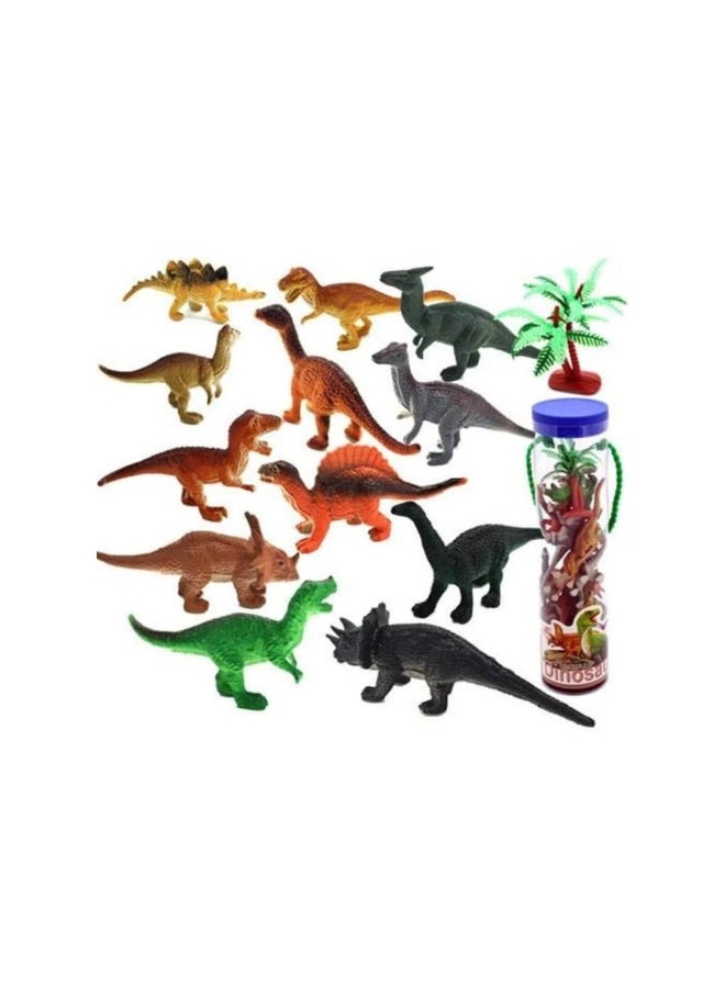 Dreamzon 13-Piece Mini Dinosaur Toy Set with Storage Box – Realistic Dinosaur Figures for Kids, Educational u0026 Fun Animal Playset - Image 4