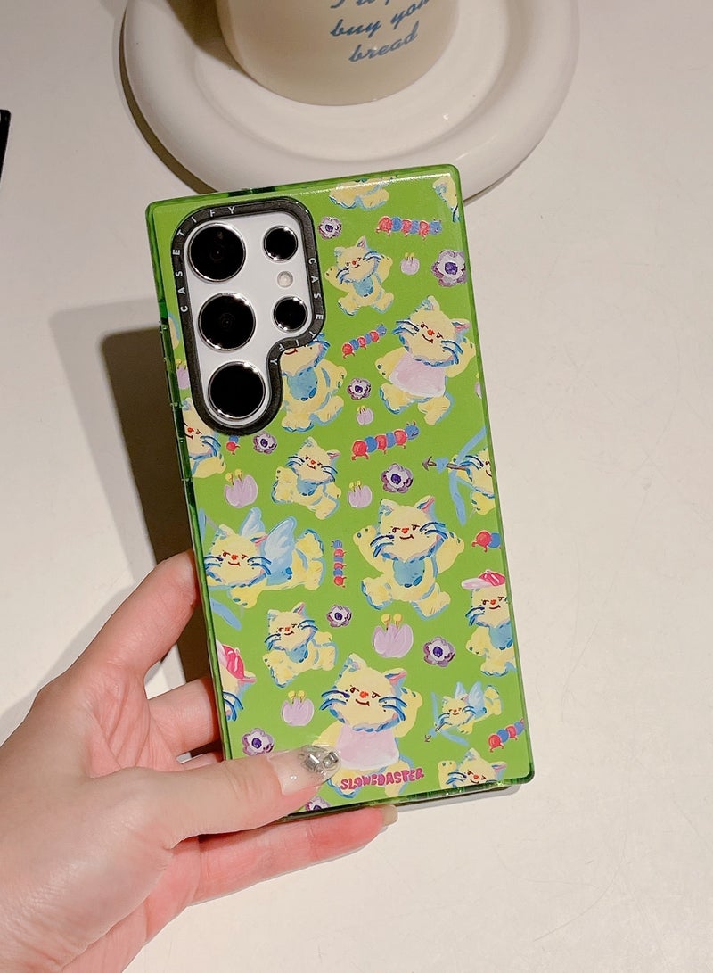 Casetify Samsung Galaxy S24 Ultra Case - "Korean Doll Cartoon Series" with Sparkling Finish - Image 2