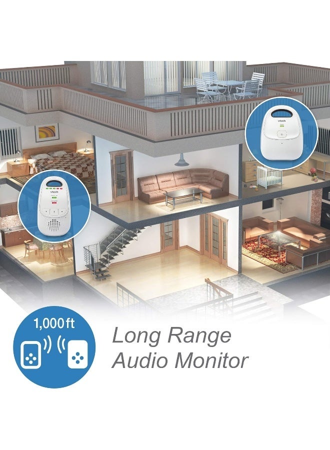 VTech DM112-2 Upgraded Audio Baby Monitor - Image 3