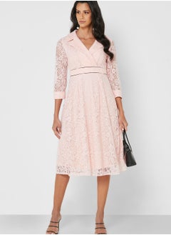 Fit & Flare Blazer Dress