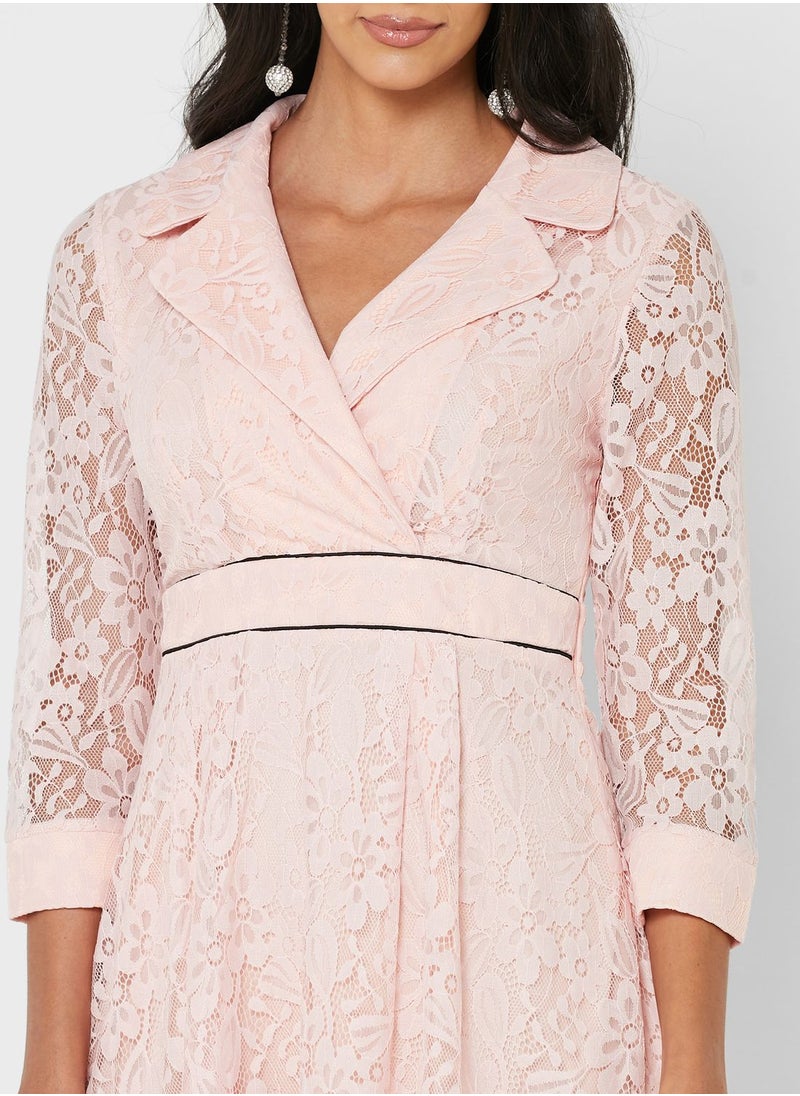 ELLA - Fit & Flare Blazer Dress - Image 1