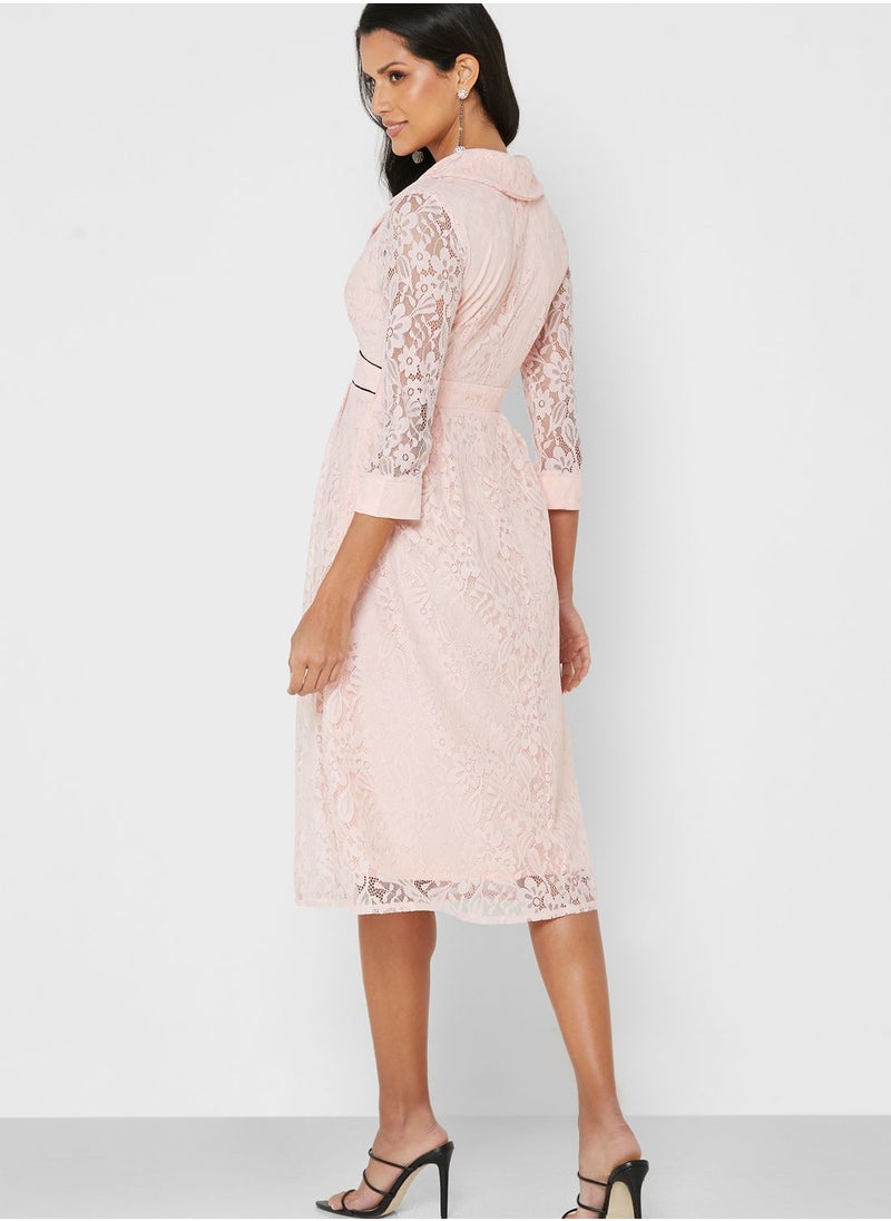 ELLA - Fit & Flare Blazer Dress - Image 1