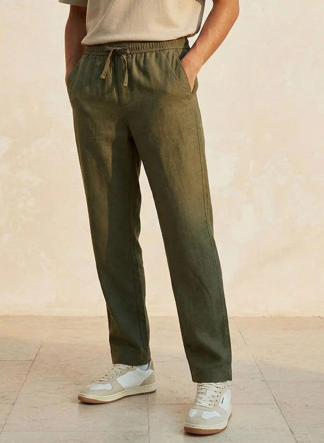 سبلاش فيڤ Men Regular Fit Twill Trousers