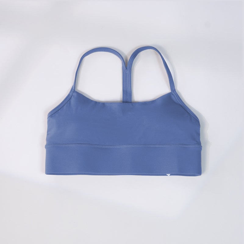 Y-Word Beautiful Back Bra Sports Yoga Clothing Women'S Quick-Drying Underwear Bra Nude Double-Sided Sanding Solid Color Sports Top - Image 1