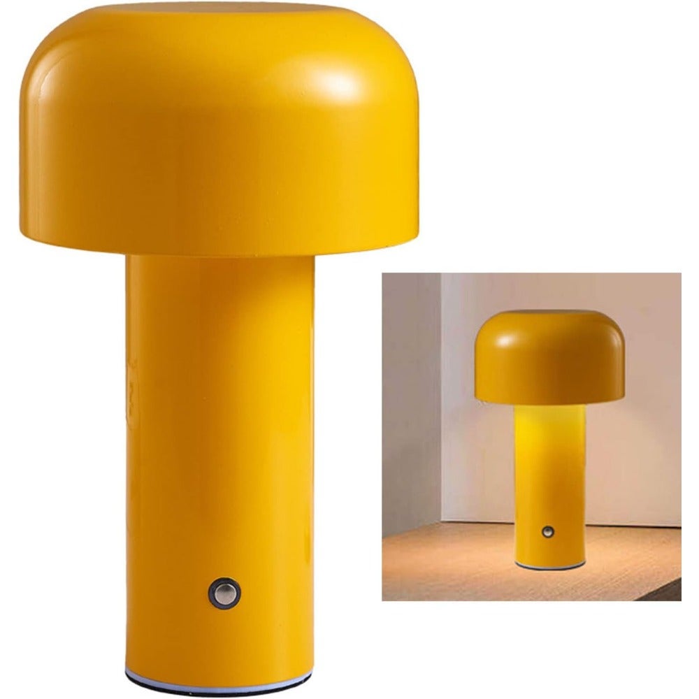 Night Lights Mushroom Desk Lamp Modern Art LED Night Light with Stepless Dimming 3 Color Changing Touch Adjustment for Bedroom Bedside Desk Mushroom Table Lamp