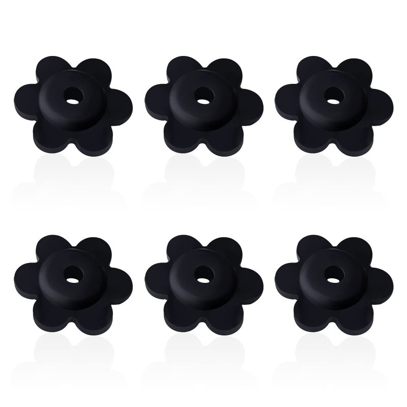 NQ Garden Flag Rubber Stopper, Holder for Indoor and Outdoor Yard Garden Flag Pole Stand, 6-Pack (Only Stoppers) - Image 1