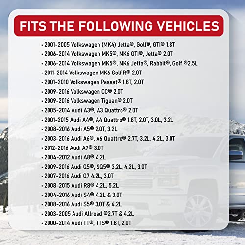 AA Ignition Ignition Coil Pack Replacement Connector - Wire Harness - Set of 4 - Compatible with Volkswagen VW & Audi 1.8T, 2.0T, 2.5L, 3.2L, 4.2L Vehicles - Image 3