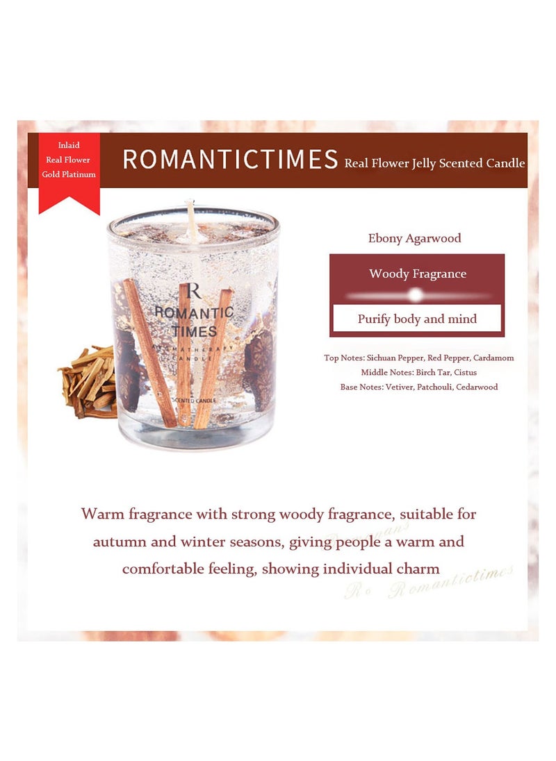 ROMANTIC TIMES Real Flower Jelly Scented Candle  - Image 2