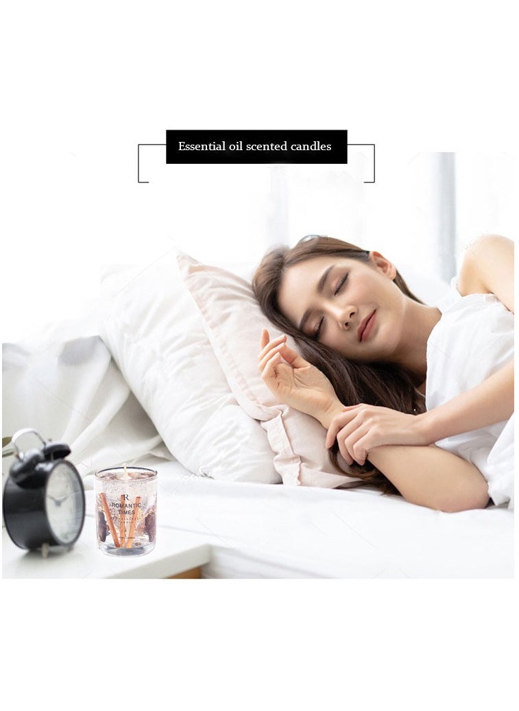 ROMANTIC TIMES Real Flower Jelly Scented Candle  - Image 5