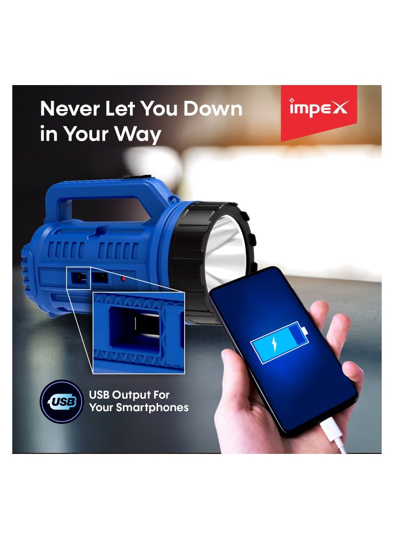 Impex Impex GLISTER G22B Rechargeable LED Flashlight  - Image 4