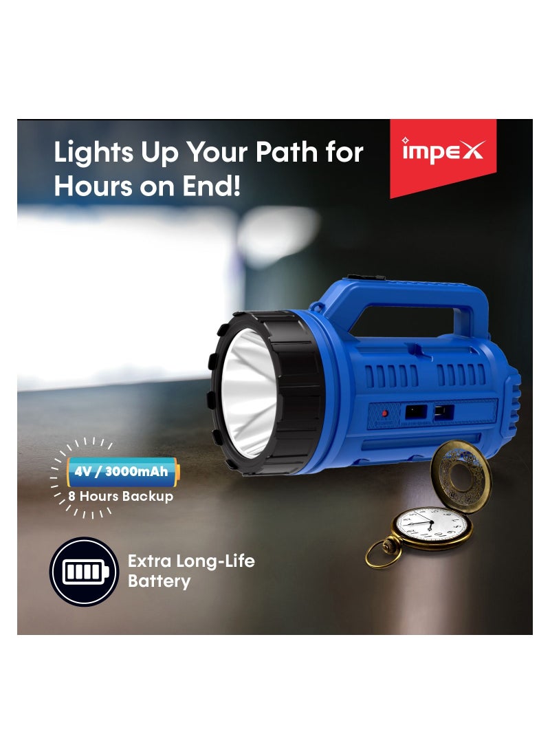 Impex Impex GLISTER G22B Rechargeable LED Flashlight  - Image 5